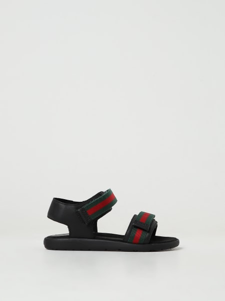 Gucci Nappa sandals with Web