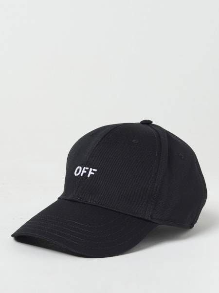 Cappello Off-White: Cappello Off-White in twill con logo