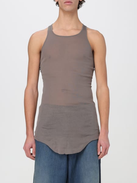 Rick Owens Men's Stretch Leather Tank Top - Bergdorf Goodman