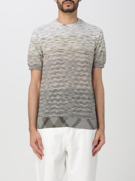 T-shirt a righe smussate Missoni