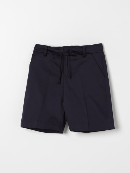 Paolo Pecora Kids straight-leg cotton shorts - Neutrals