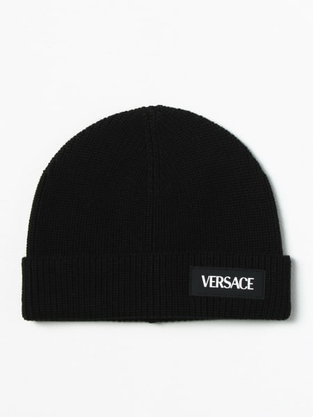 Versace Young hat in cotton and nylon with logo