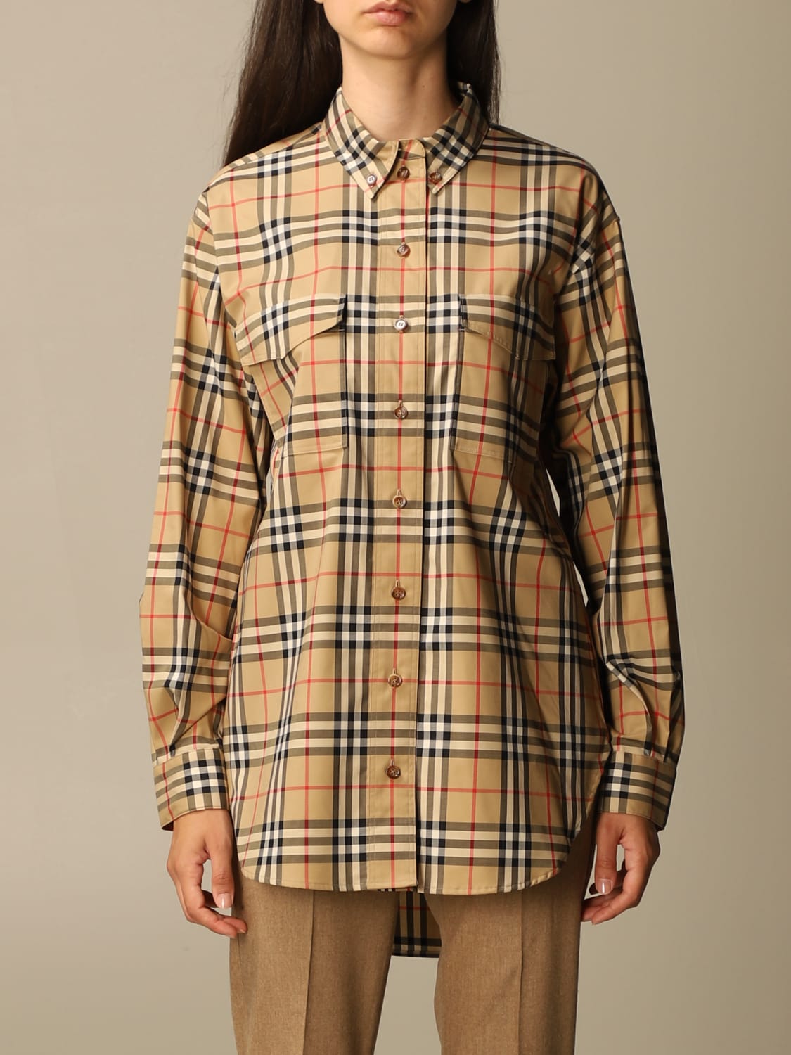 Turnstone Burberry shirt in cotton with vintage check pattern