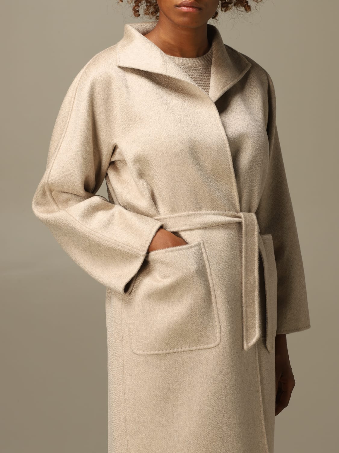 Max Mara Cashmere coat LILIA in beige