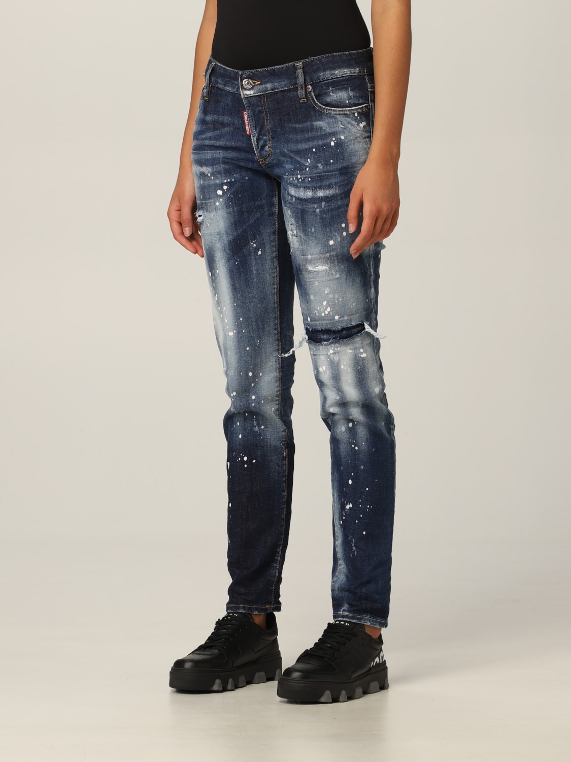 DSQUARED2: Jennifer low-rise jeans - Denim | DSQUARED2 jeans