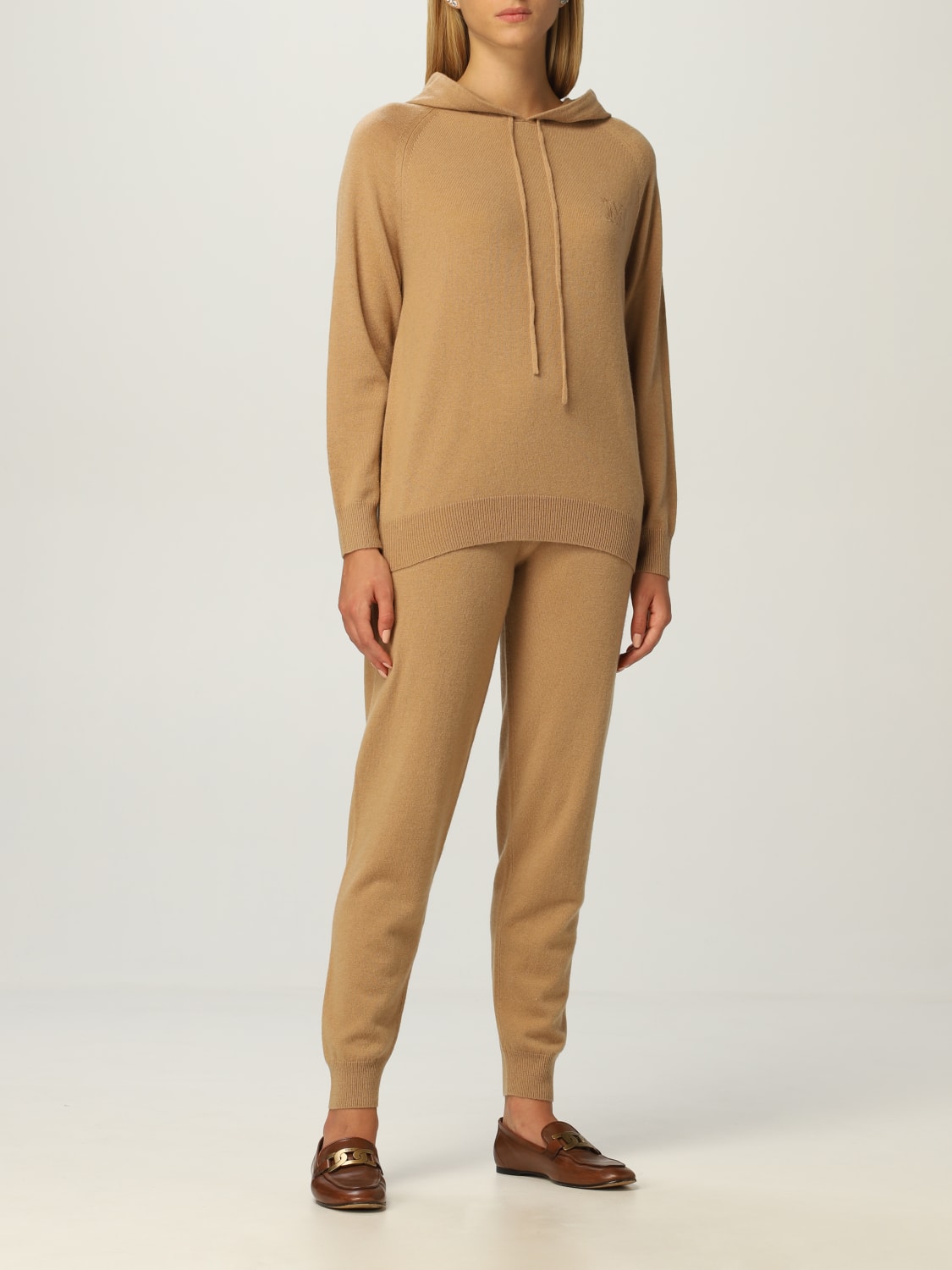 Cashmere hoodie and track pants set
