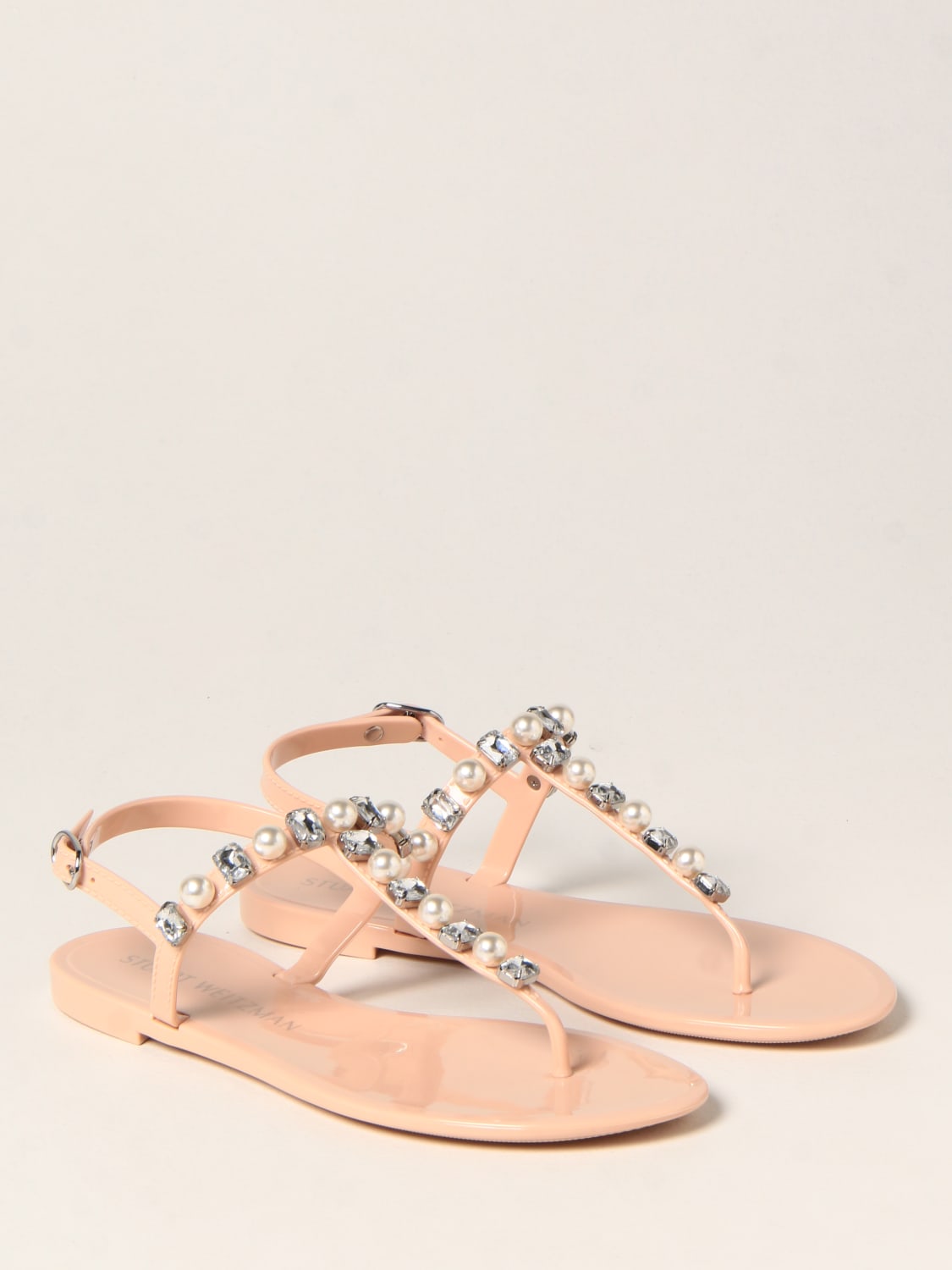 Pearl Crystal Jelly Shoes Stuart Weitzman Jellies Stuart Weitzman