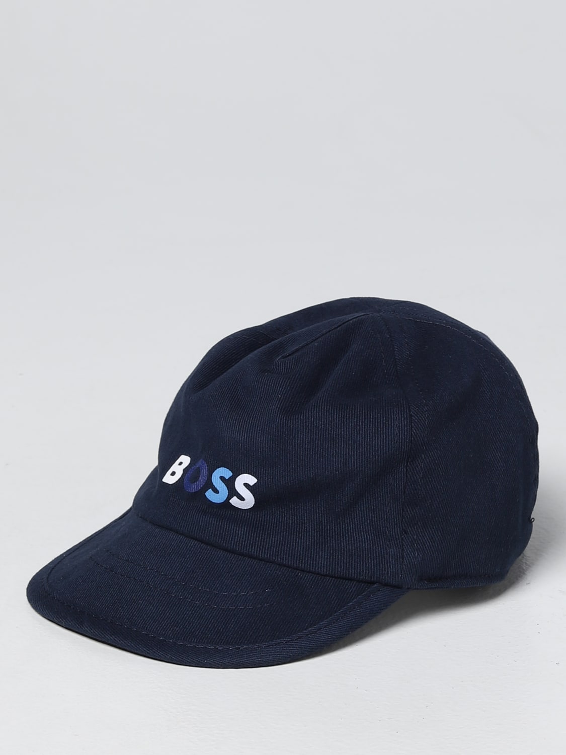 HUGO BOSS Outlet: hat in cotton - Blue