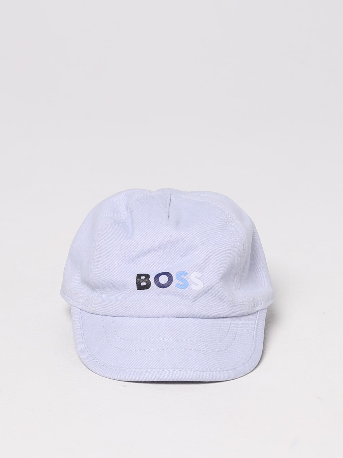 HUGO BOSS Outlet: hat in cotton - Gnawed Blue