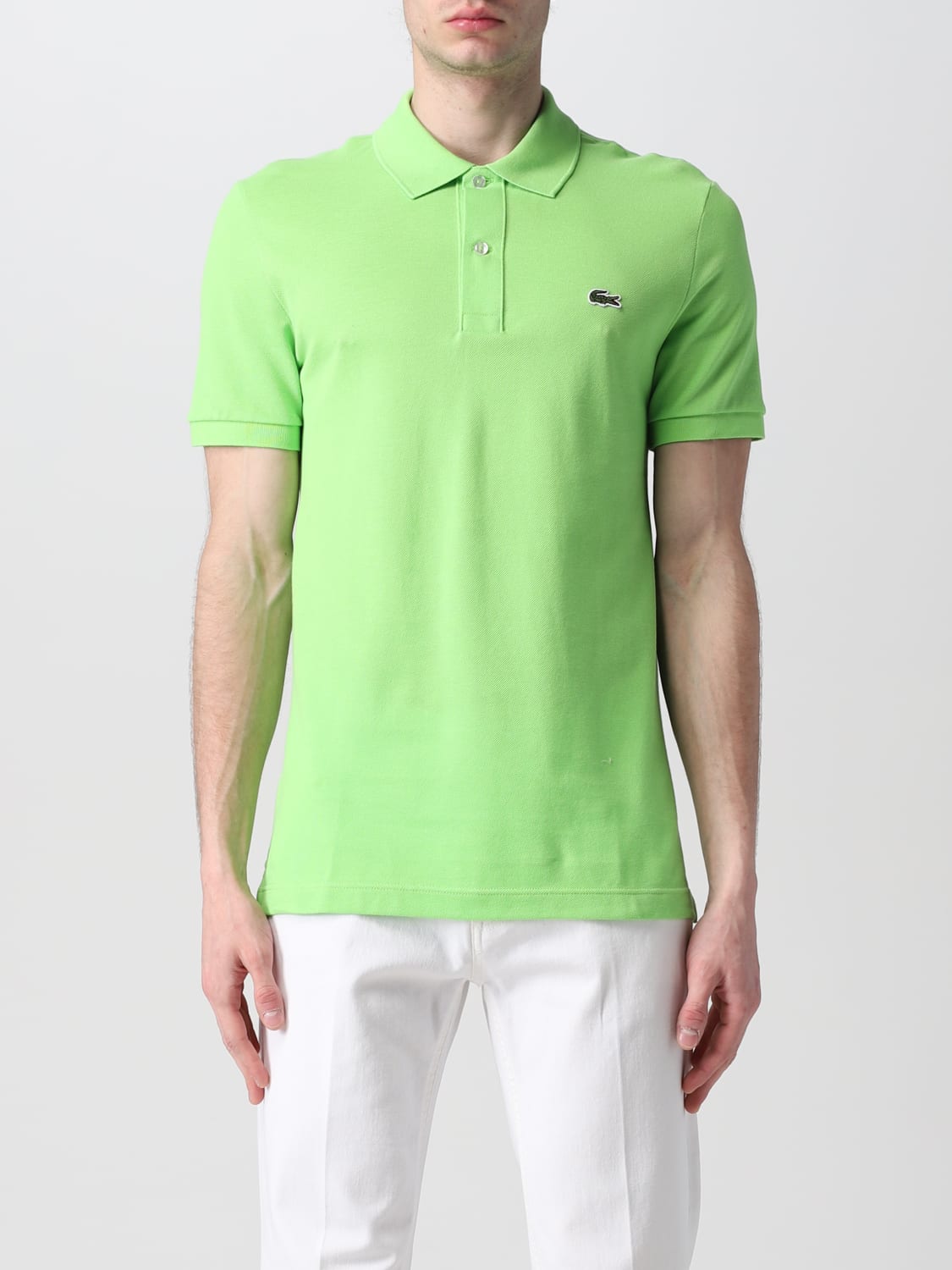 Lime green lacoste sale polo