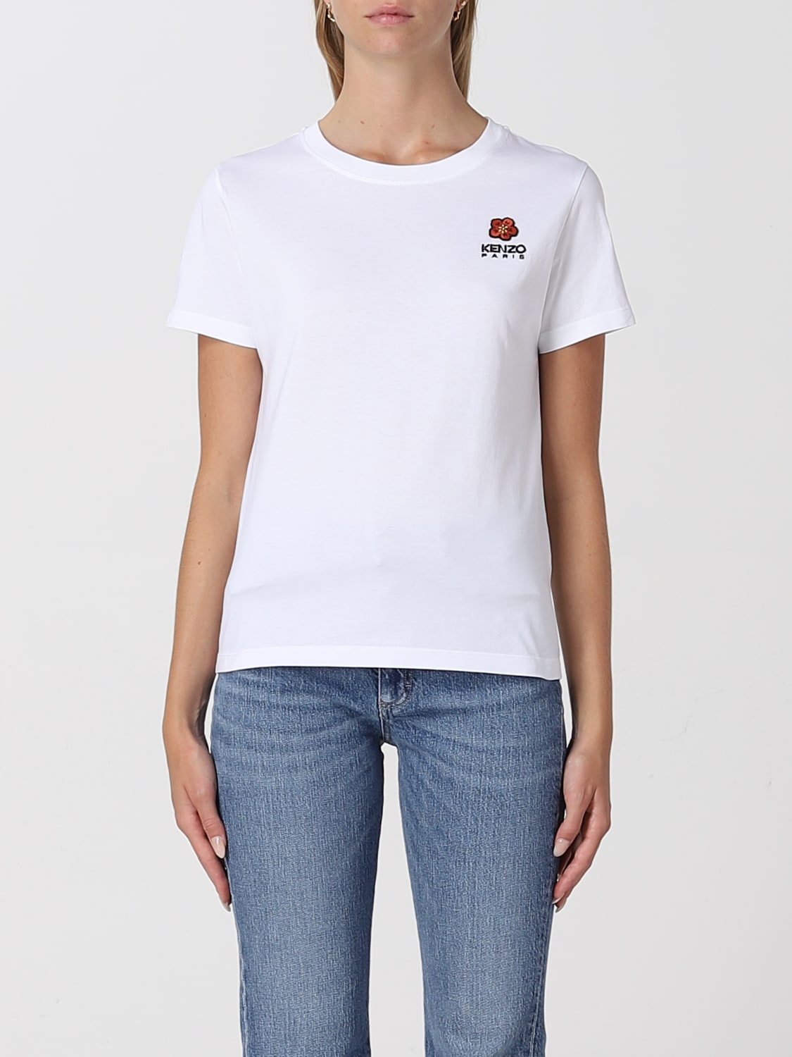 KENZO Outlet: T-shirt women - White | KENZO t-shirt FC62TS0124SO online ...