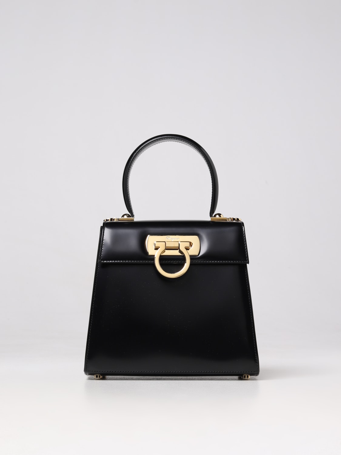 FERRAGAMO: Mini bag woman - Black | FERRAGAMO tote bags 212193122 ...