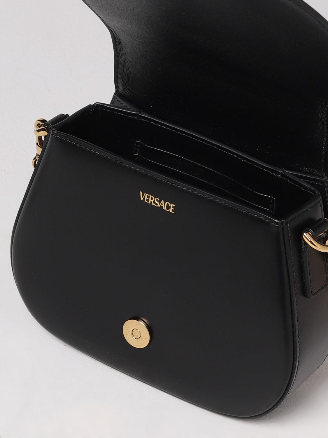 Black discount versace bag