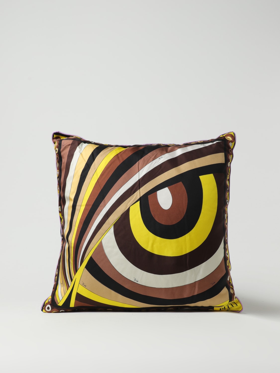 Emilio Pucci cushion in printed silk