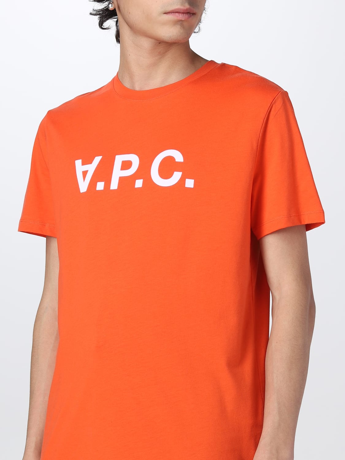 A.P.C. Outlet: t-shirt for man - Orange | A.P.C. t-shirt
