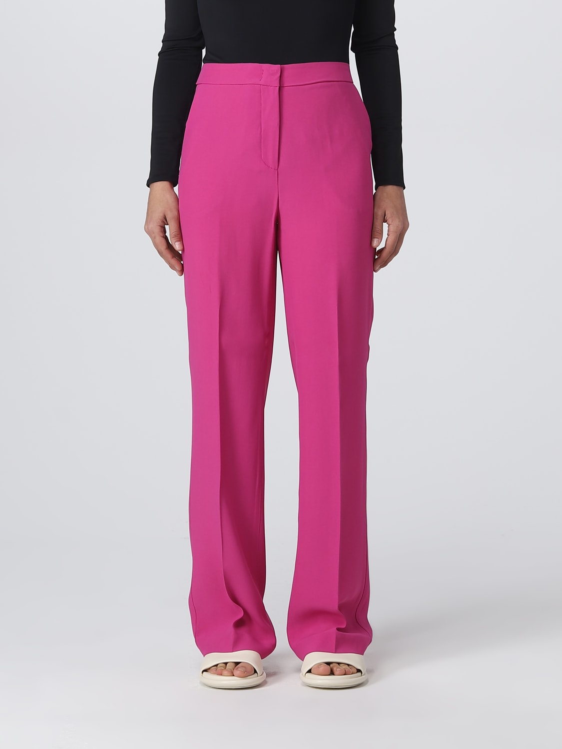 Pants FEDERICA TOSI Woman color Fuchsia