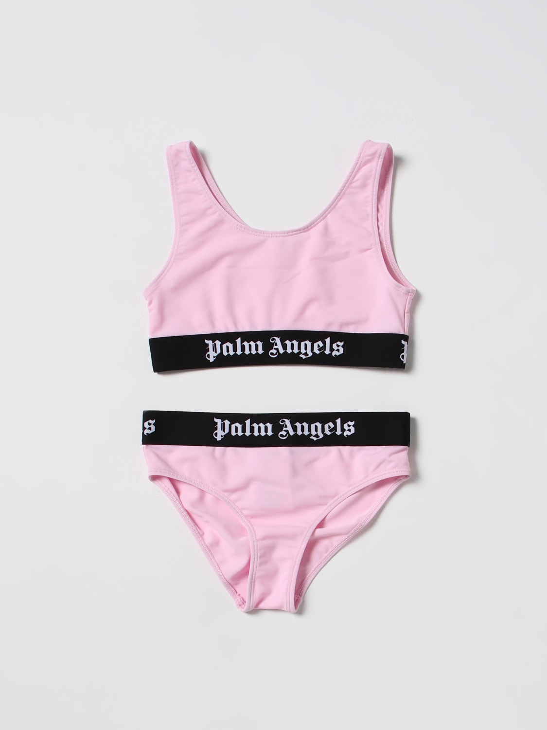 Palm Angels Outlet: swimsuit for girls - Pink  Palm Angels swimsuit  PGFE002S23JER001 online at