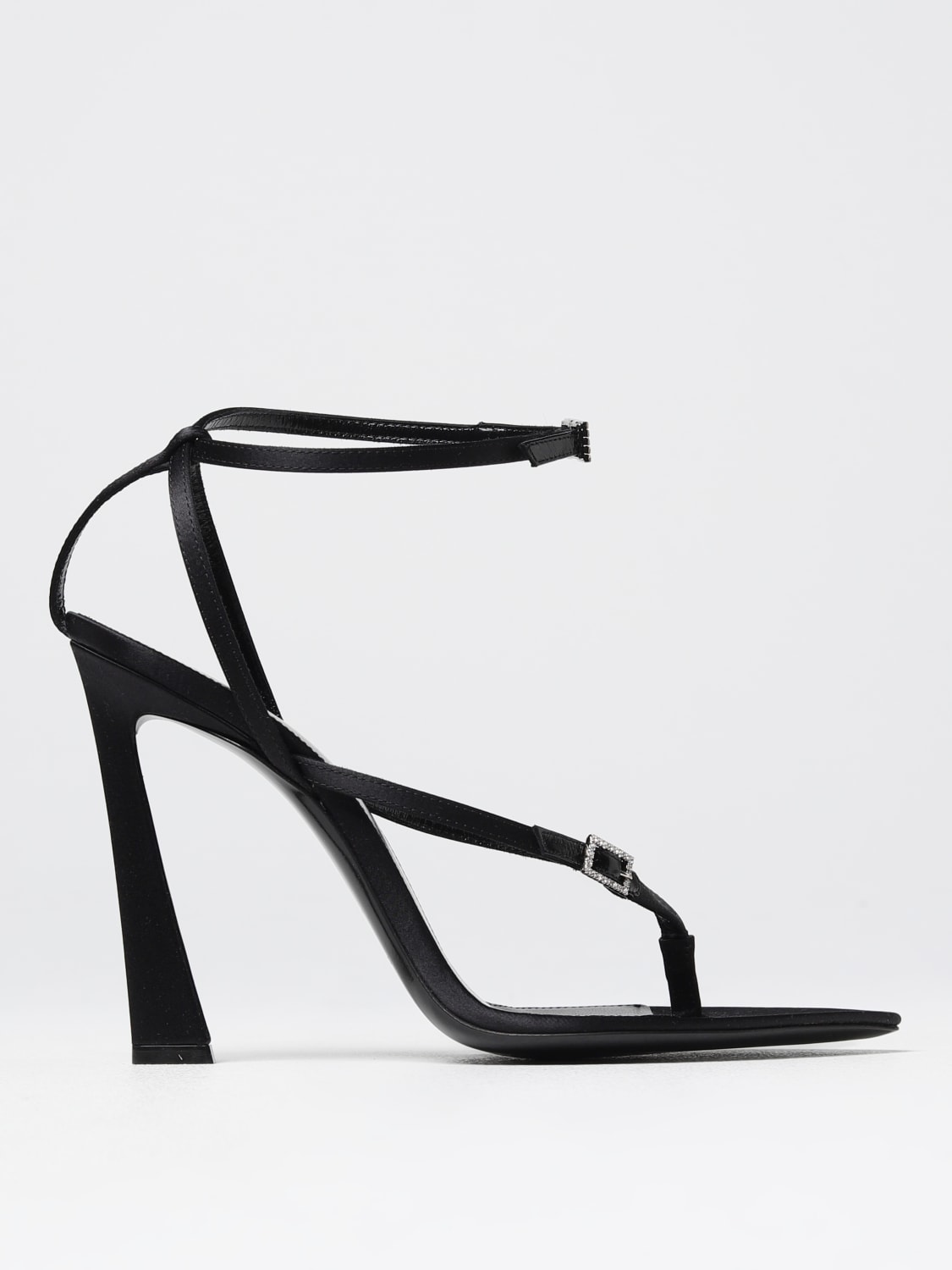 Ysl black sandal store heels