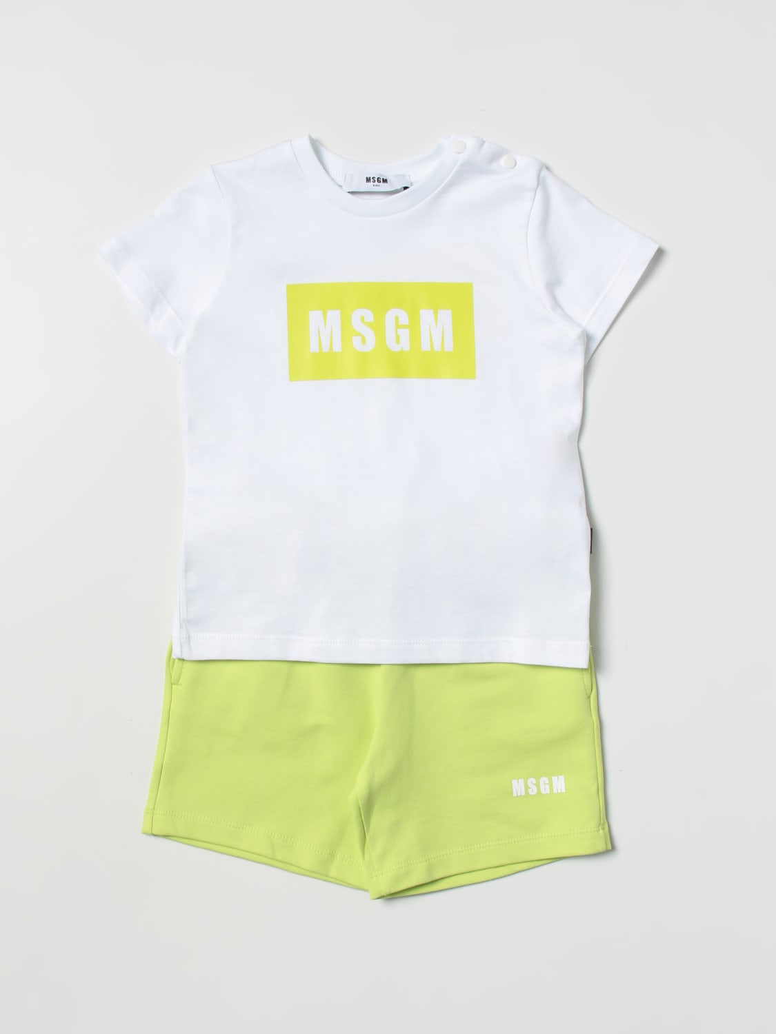 MSGM KIDS: Jumpsuit kids - White | MSGM KIDS completo MS029360 online ...