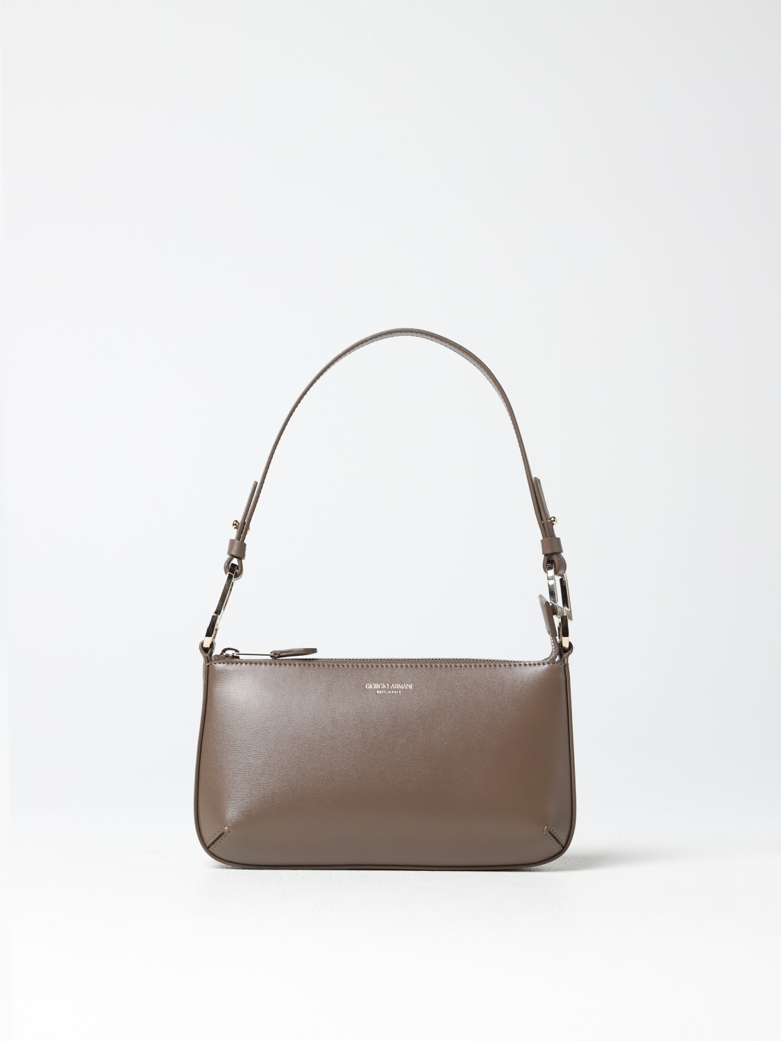 Giorgio Armani Outlet: shoulder bag for woman - Dove Grey