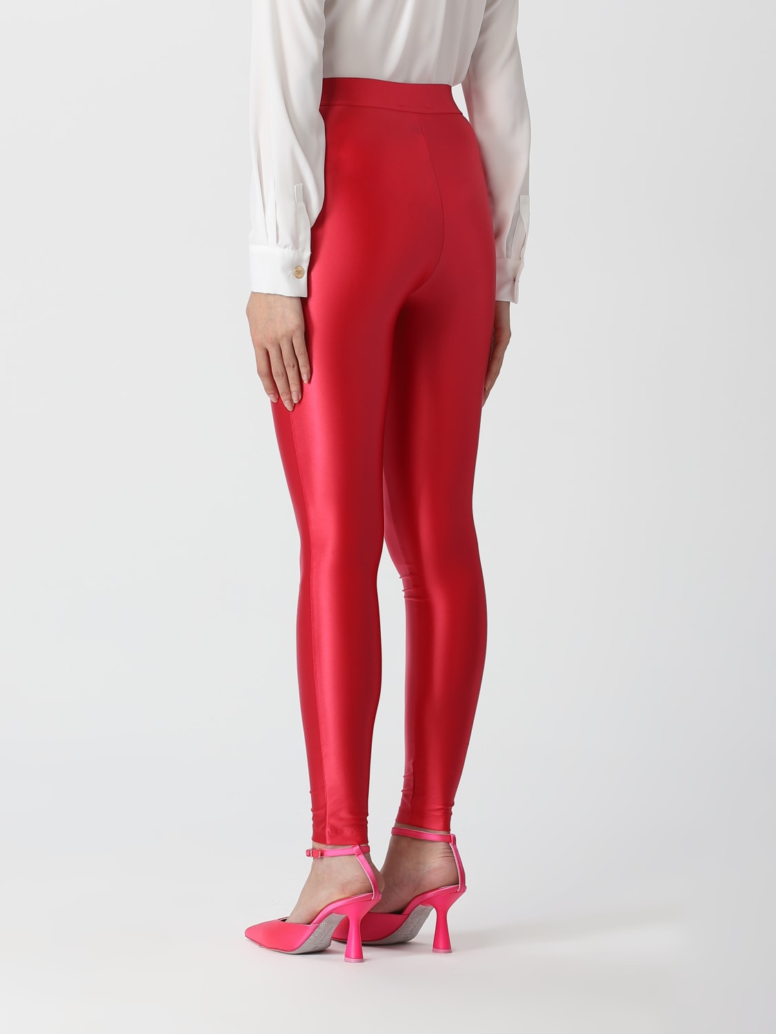 Vendita leggings rossi lucidi online