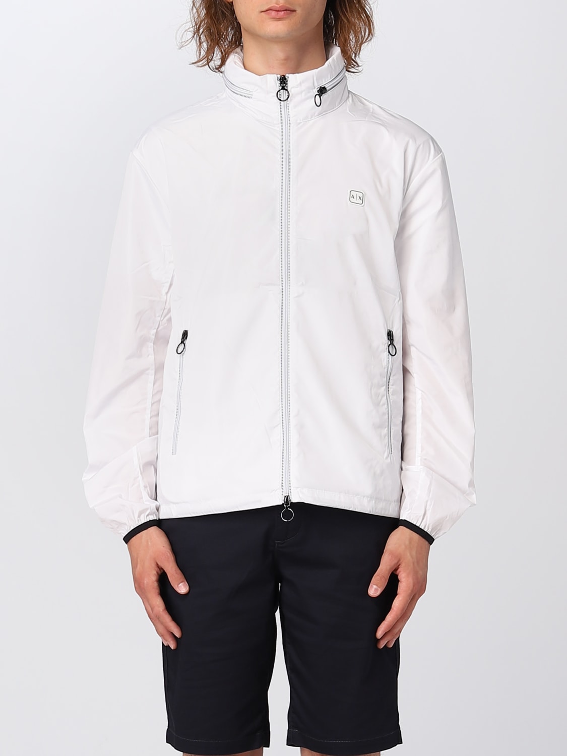 White armani shop jacket men's