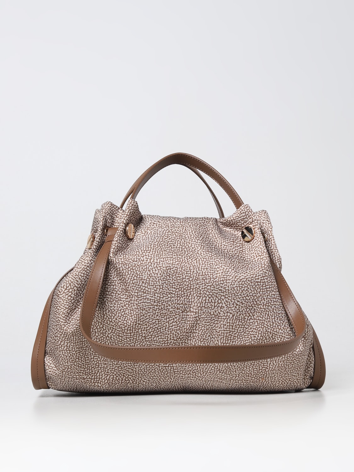 BORBONESE Shoulder bag woman Beige BORBONESE borsa a spalla