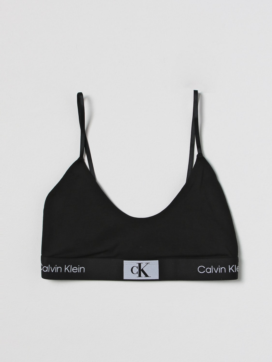 CALVIN KLEIN UNDERWEAR Outlet: Lingerie woman Ck Underwear - Black  CALVIN  KLEIN UNDERWEAR lingerie 000QF7216EUB1 online at