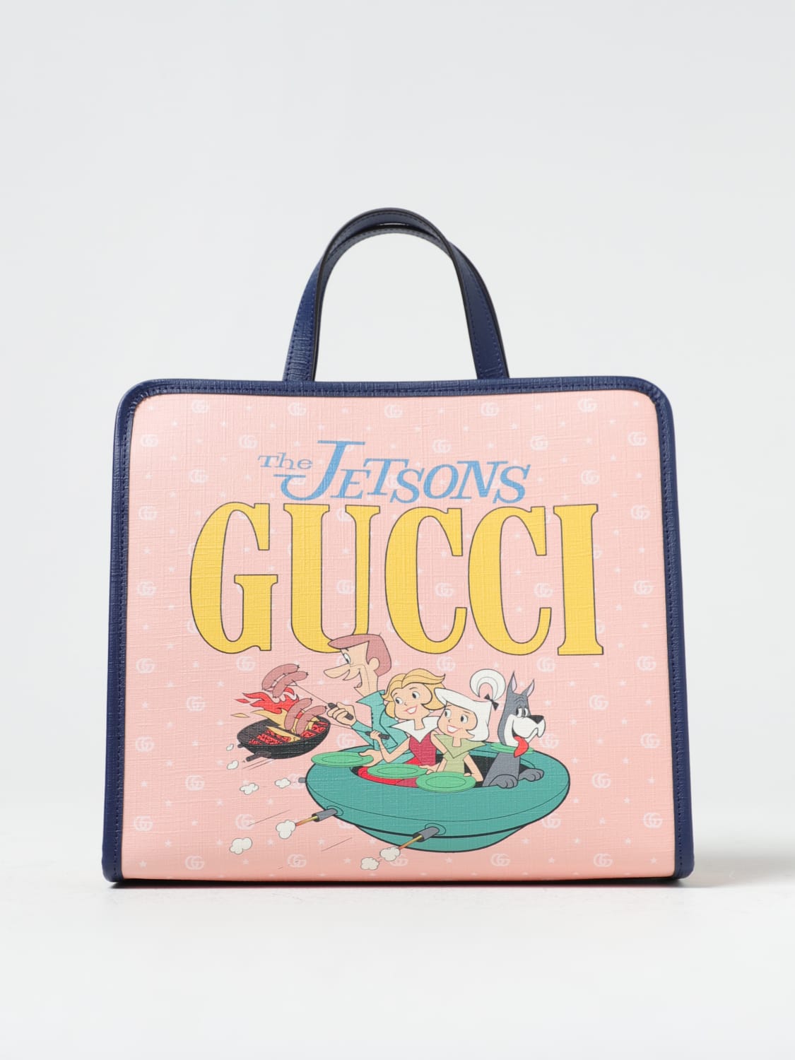 Gucci The Jetson's bag in coated cotton with all-over print
