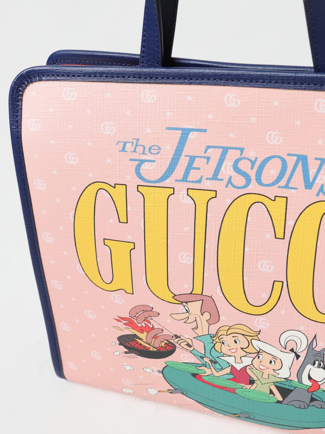 GUCCI: The Jetson's bag in coated cotton with all-over print