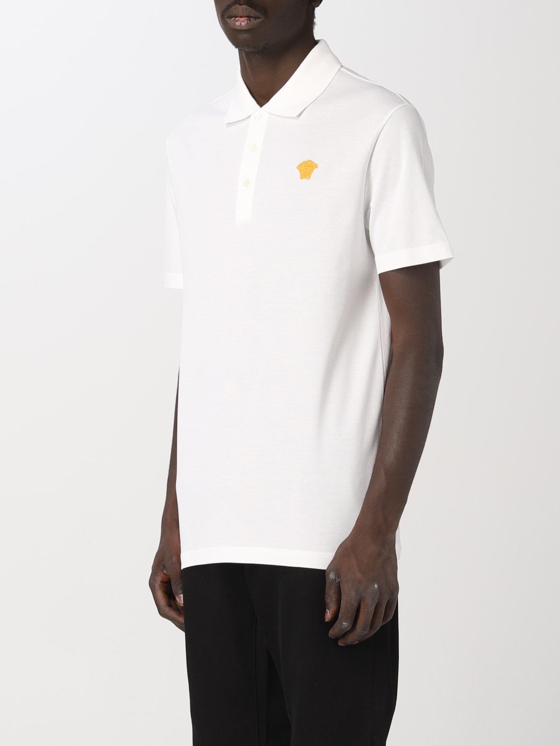 Versace polo outlet shirt white