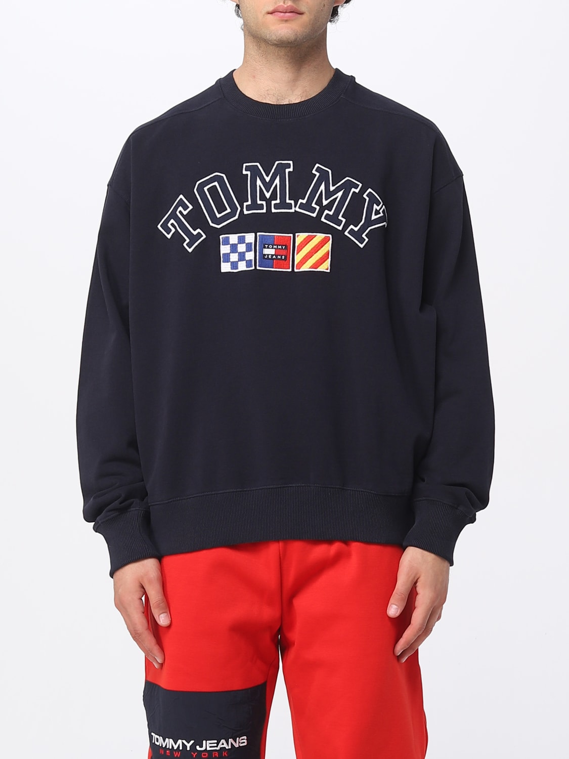 Tommy jeans navy clearance sweatshirt