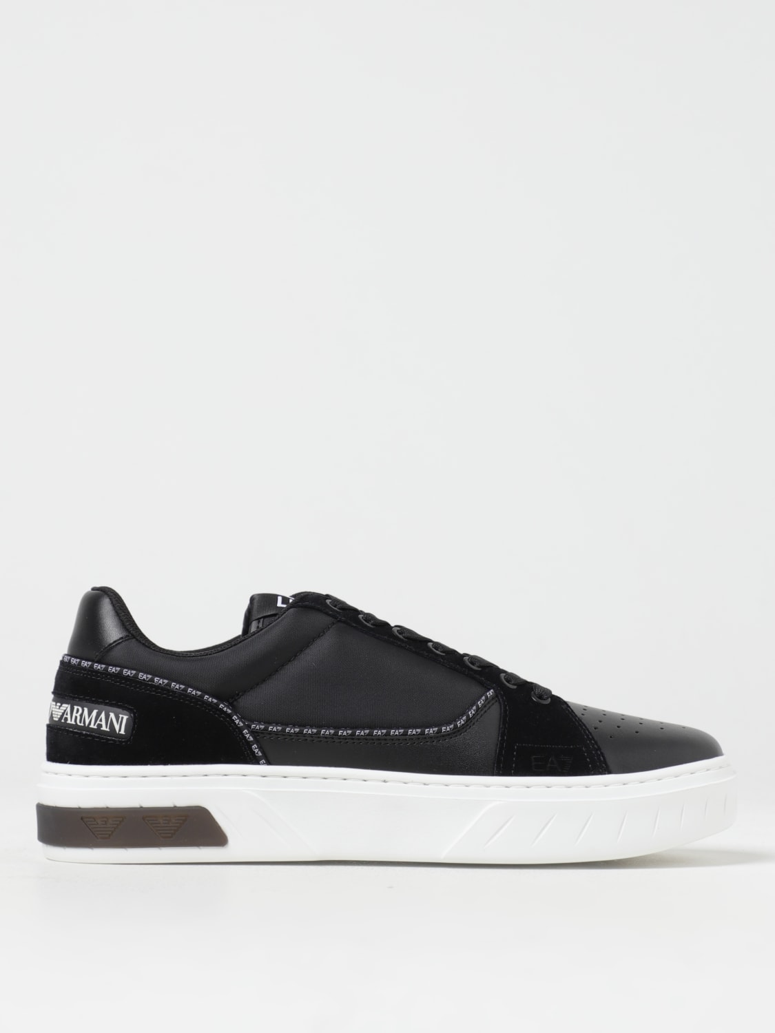 EA7: Sneakers men - Black | EA7 sneakers X8X144XK335 online at GIGLIO.COM