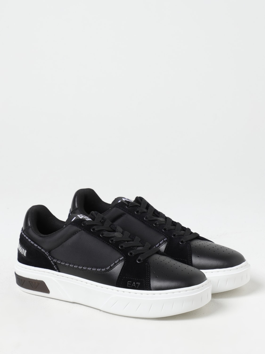 EA7: Sneakers men - Black | EA7 sneakers X8X144XK335 online at GIGLIO.COM