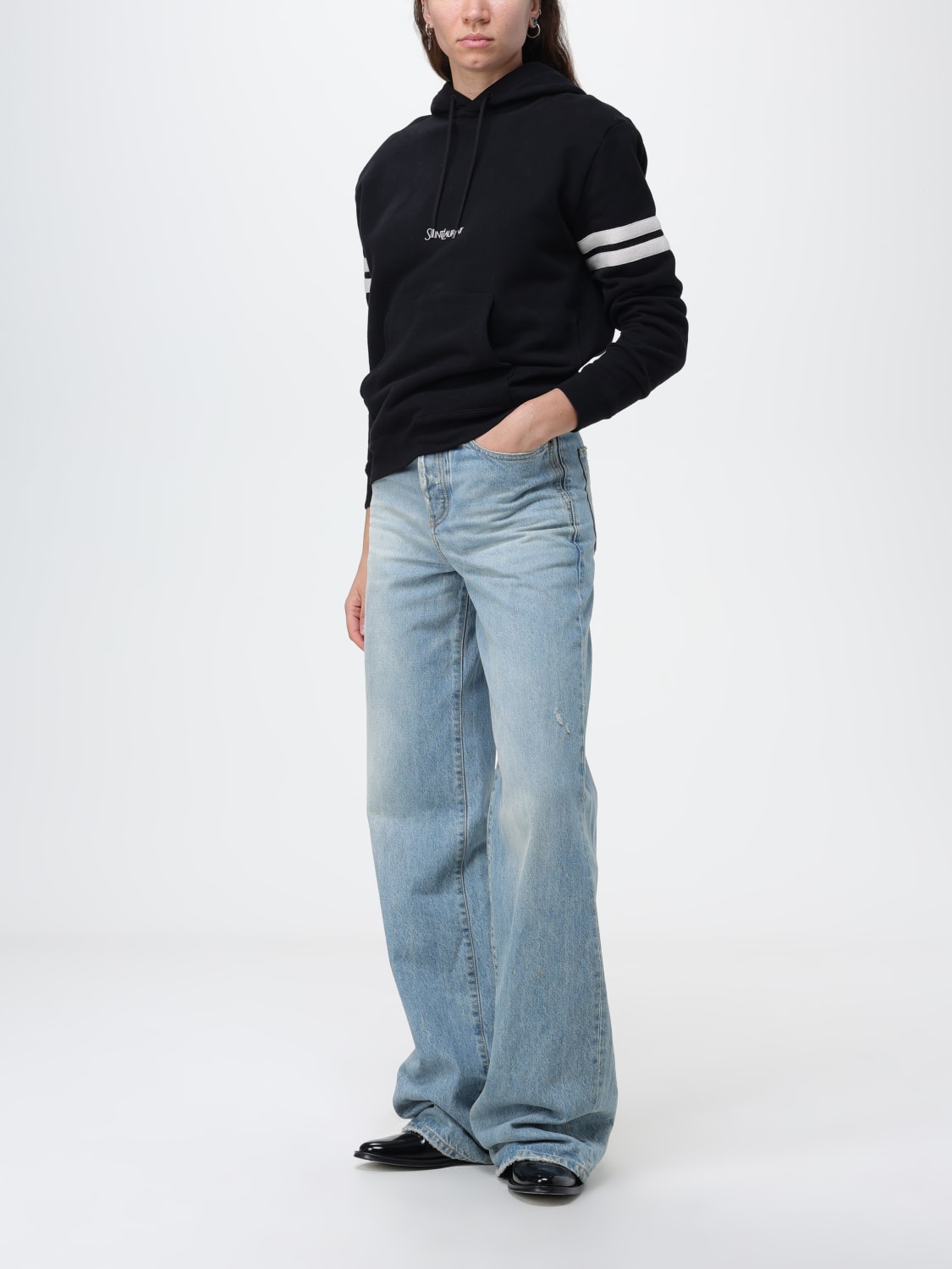 Saint laurent outlet high waisted jeans