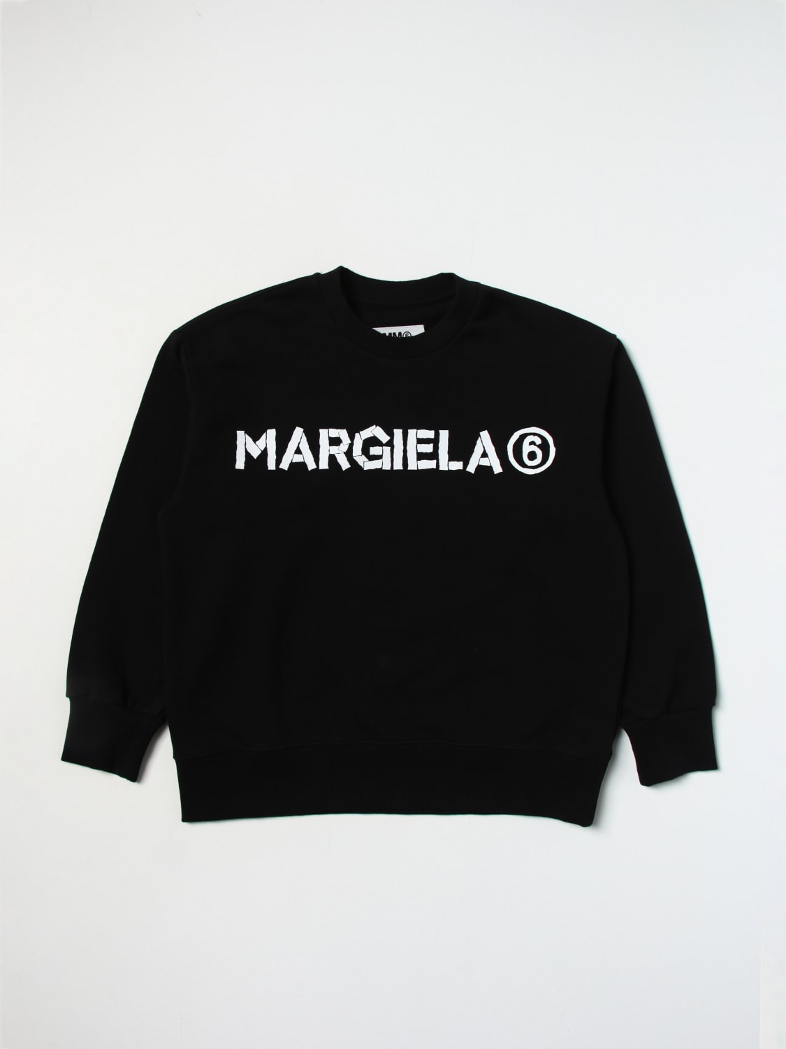 MM6 Maison Margiela Kids logo print sweatshirt - White
