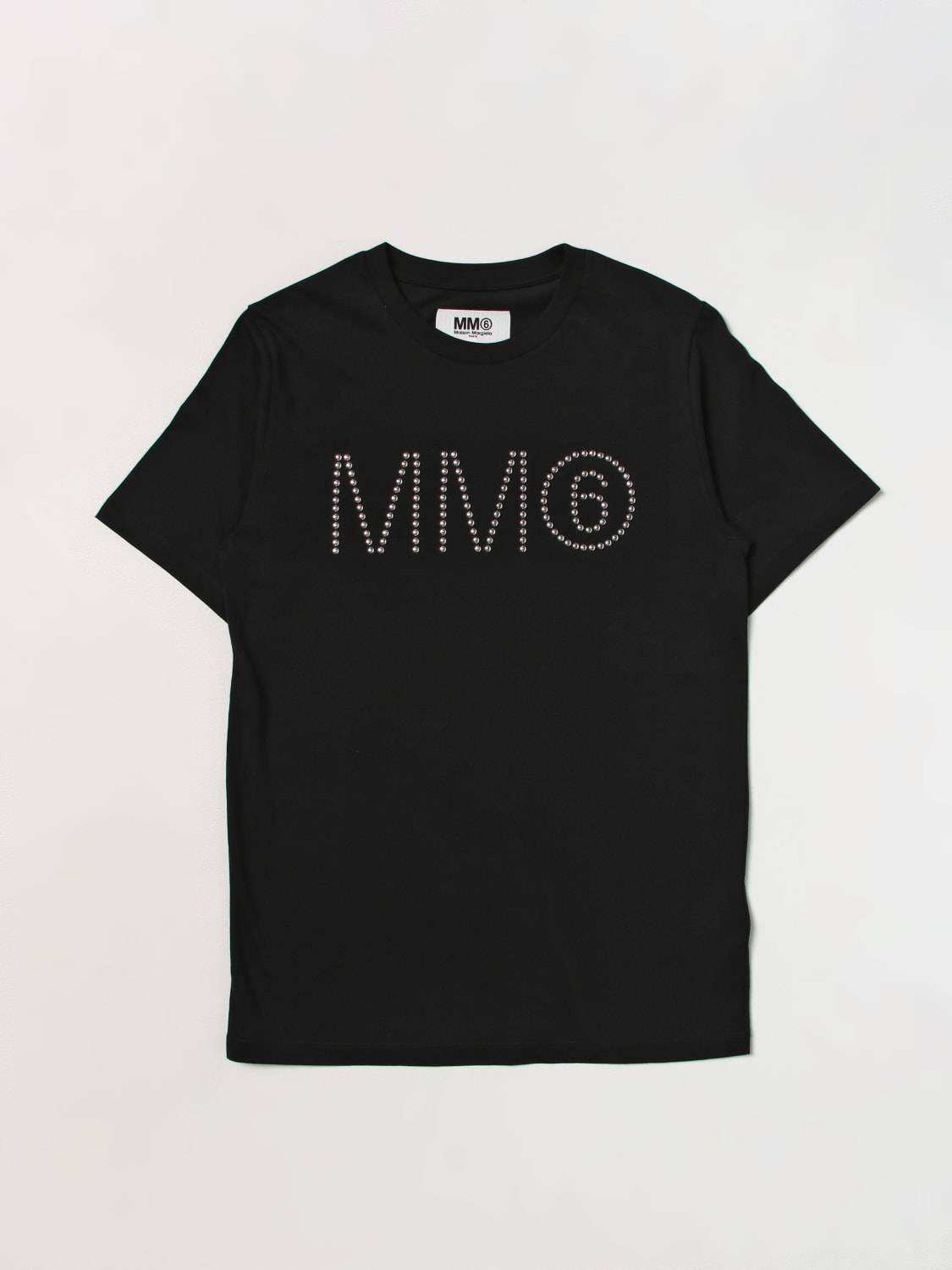 MM6 MAISON MARGIELA: T-shirt kids - Black | MM6 MAISON MARGIELA t-shirt ...