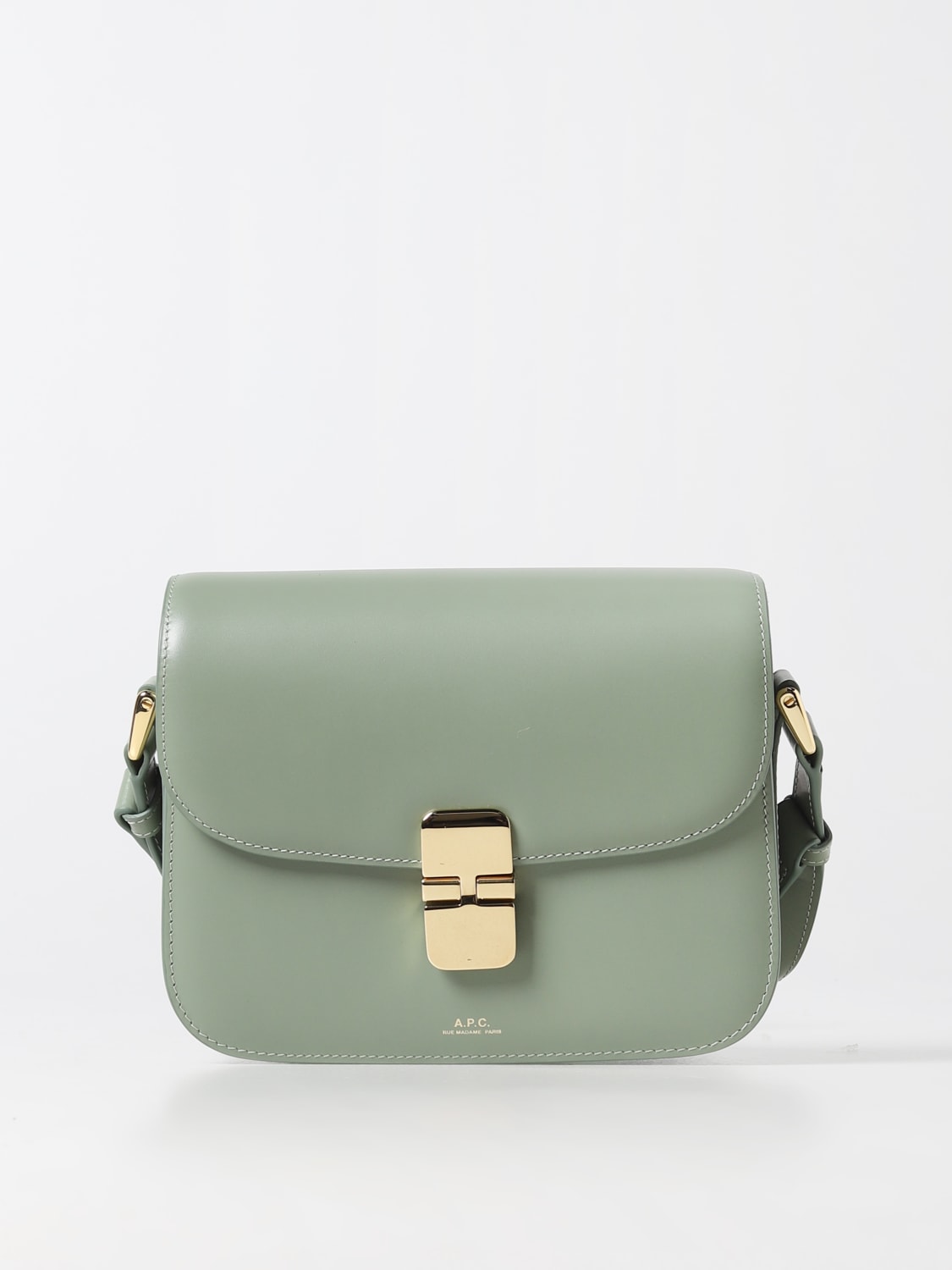 A.P.C. Green Small Grace Bag