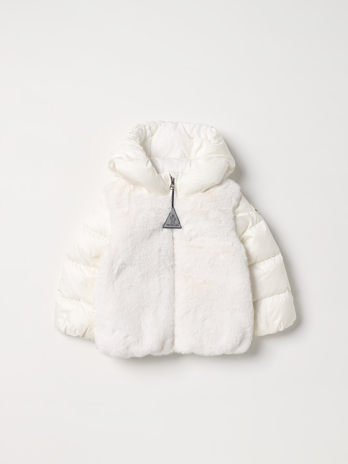 Moncler white deals fur jacket