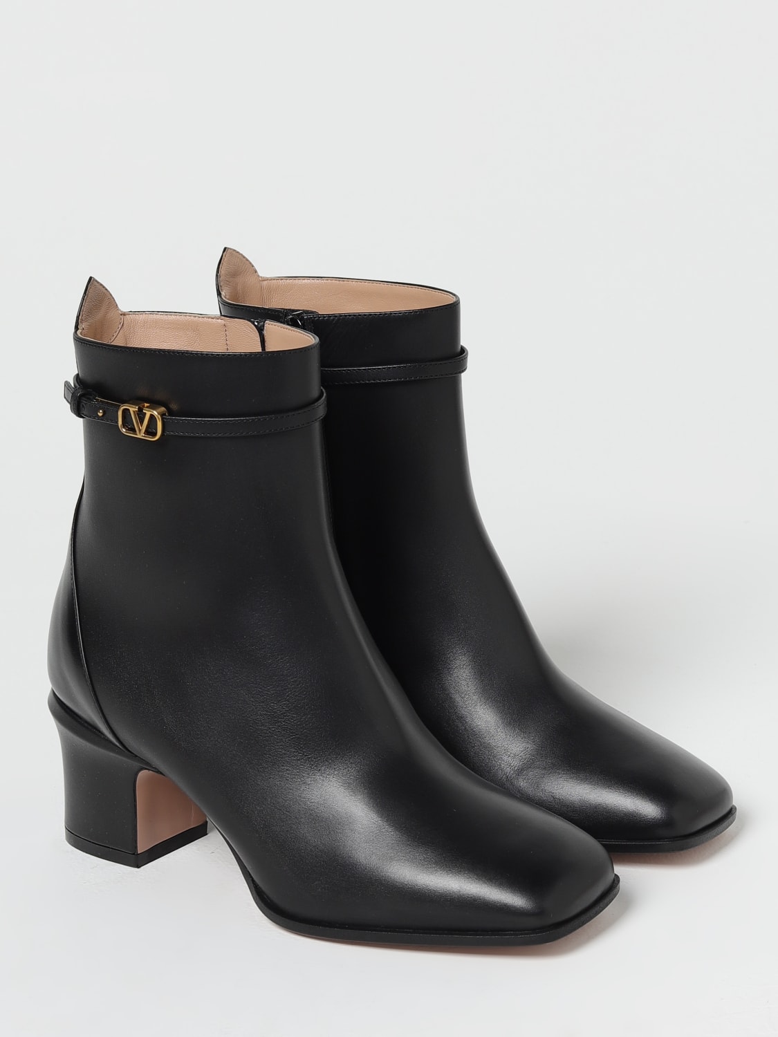 Valentino Garavani Black Tan-Go Boots