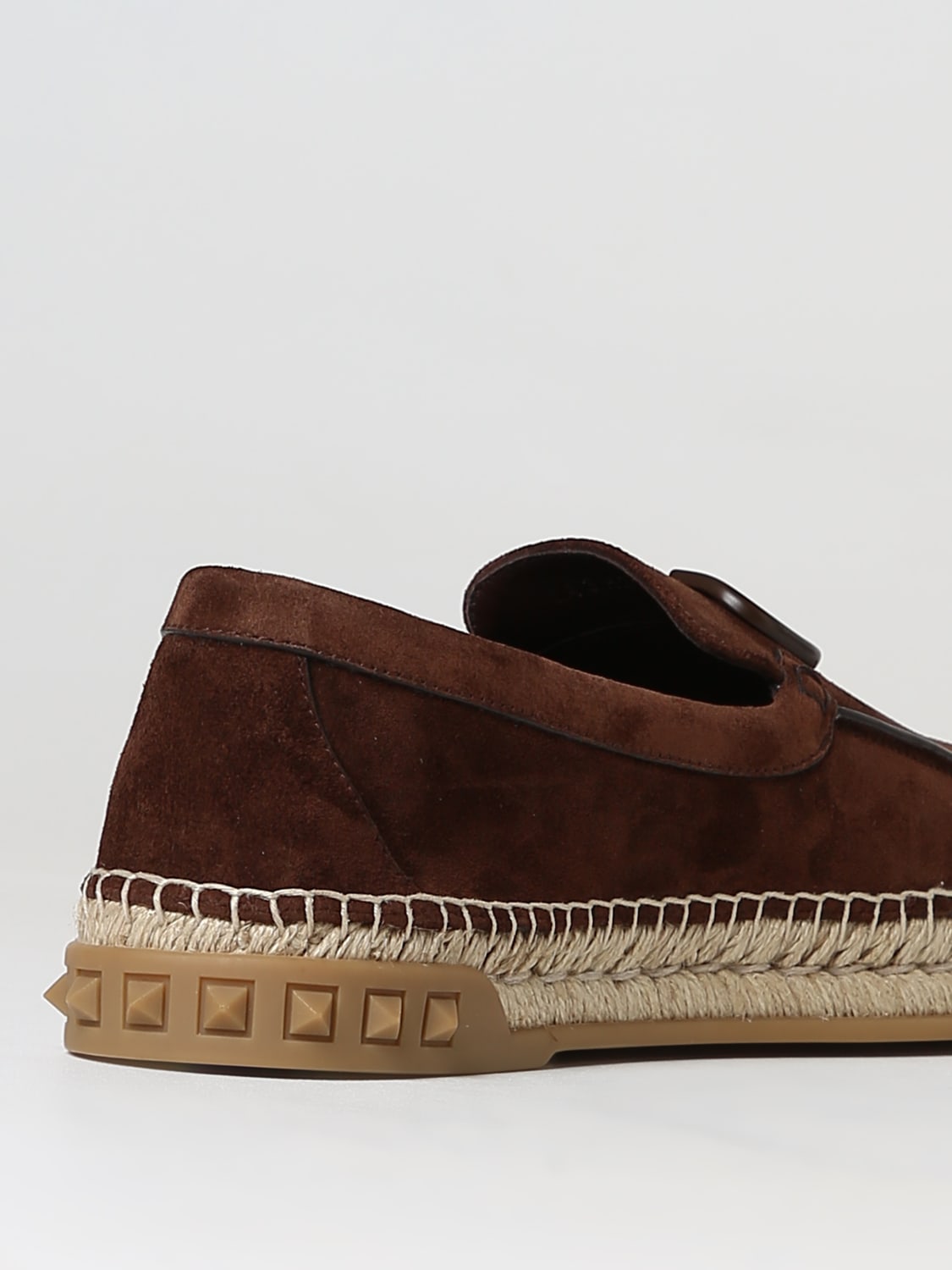 Valentino Garavani Leisure Flows leather loafers - Brown