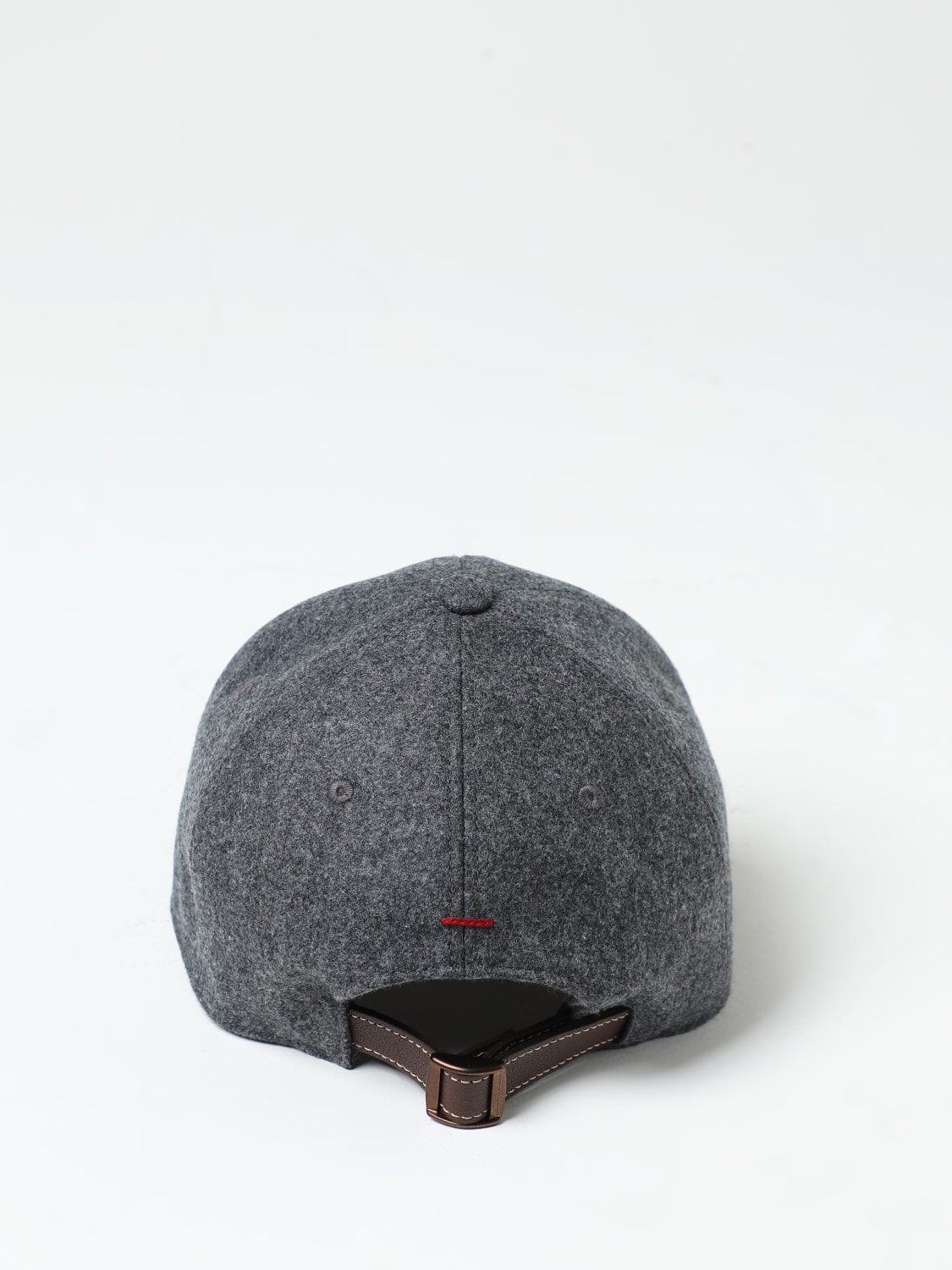 BRUNELLO CUCINELLI：帽子 メンズ - チャコール | GIGLIO.COM ...
