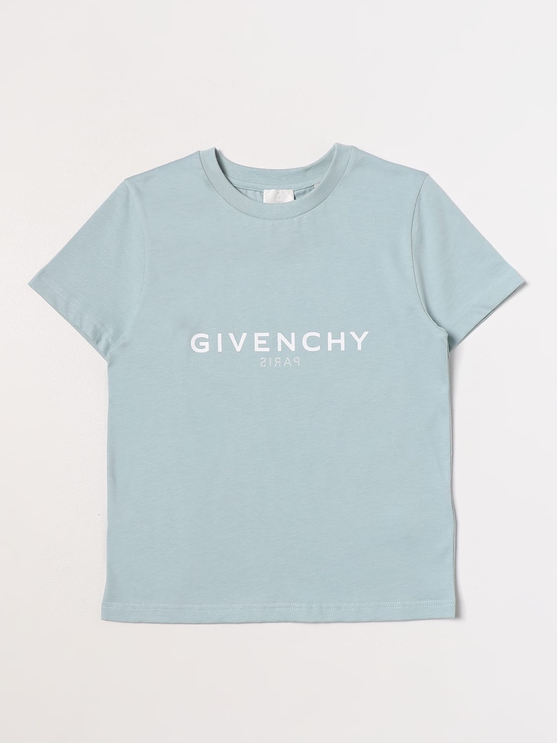 GIVENCHY：Tシャツ 男の子 - スカイブルー | GIGLIO.COMオンラインの