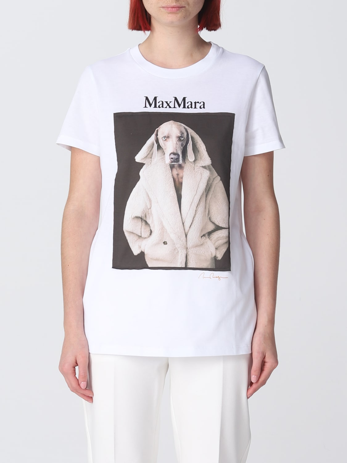 MAX MARA：Tシャツ レディース - ホワイト - Giglio.com