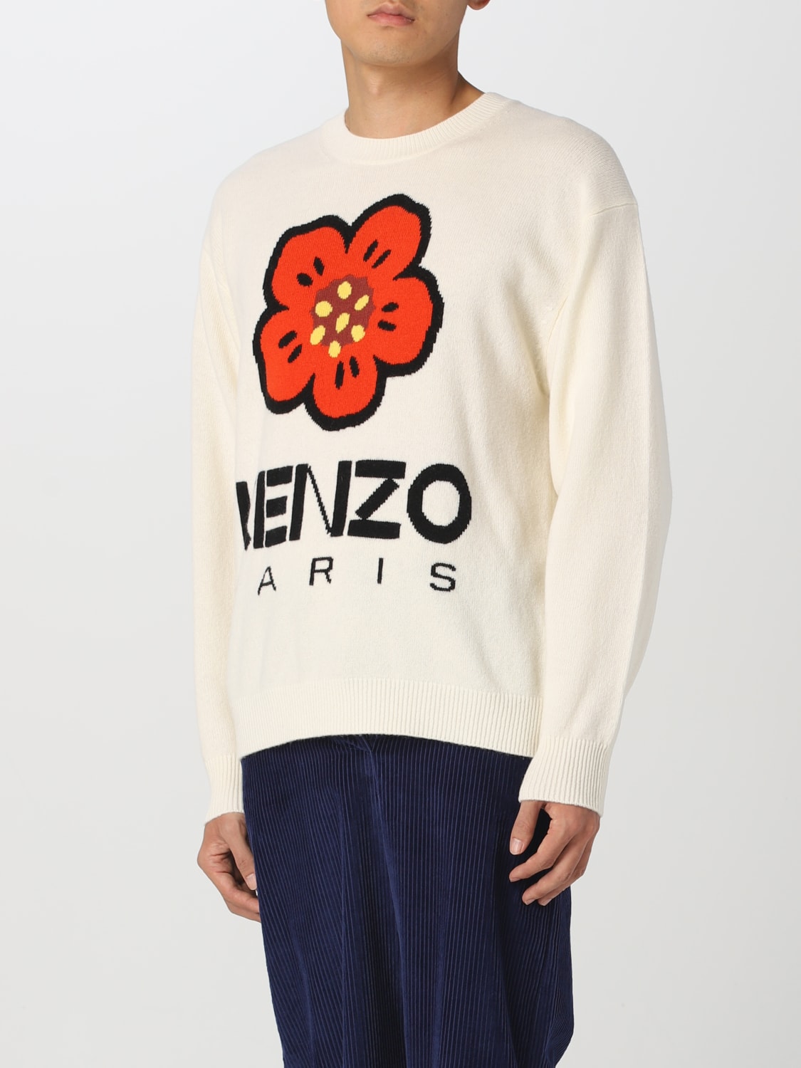 KENZO Pull homme Blanc Pull KENZO FD65PU4273LD en ligne sur