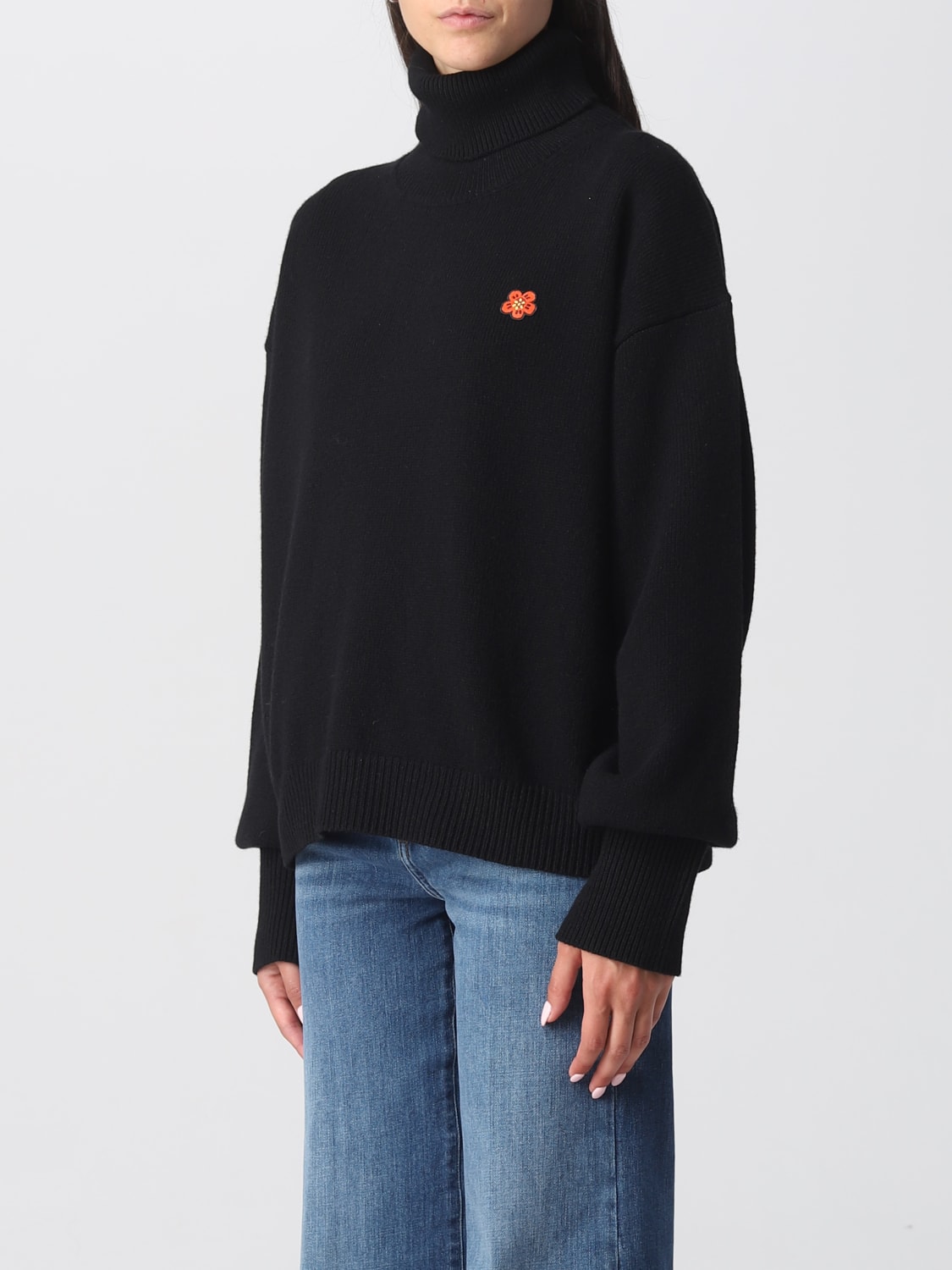 Kenzo black jumper clearance womens