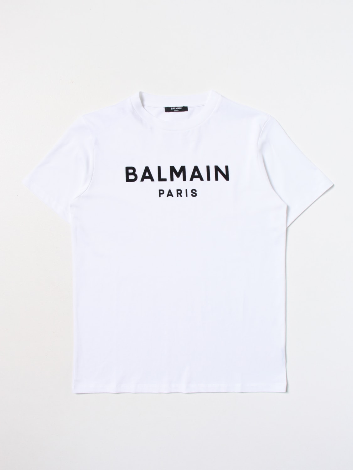 BALMAIN KIDS: T-shirt kids - White | BALMAIN KIDS t-shirt BT8Q71Z0116 ...
