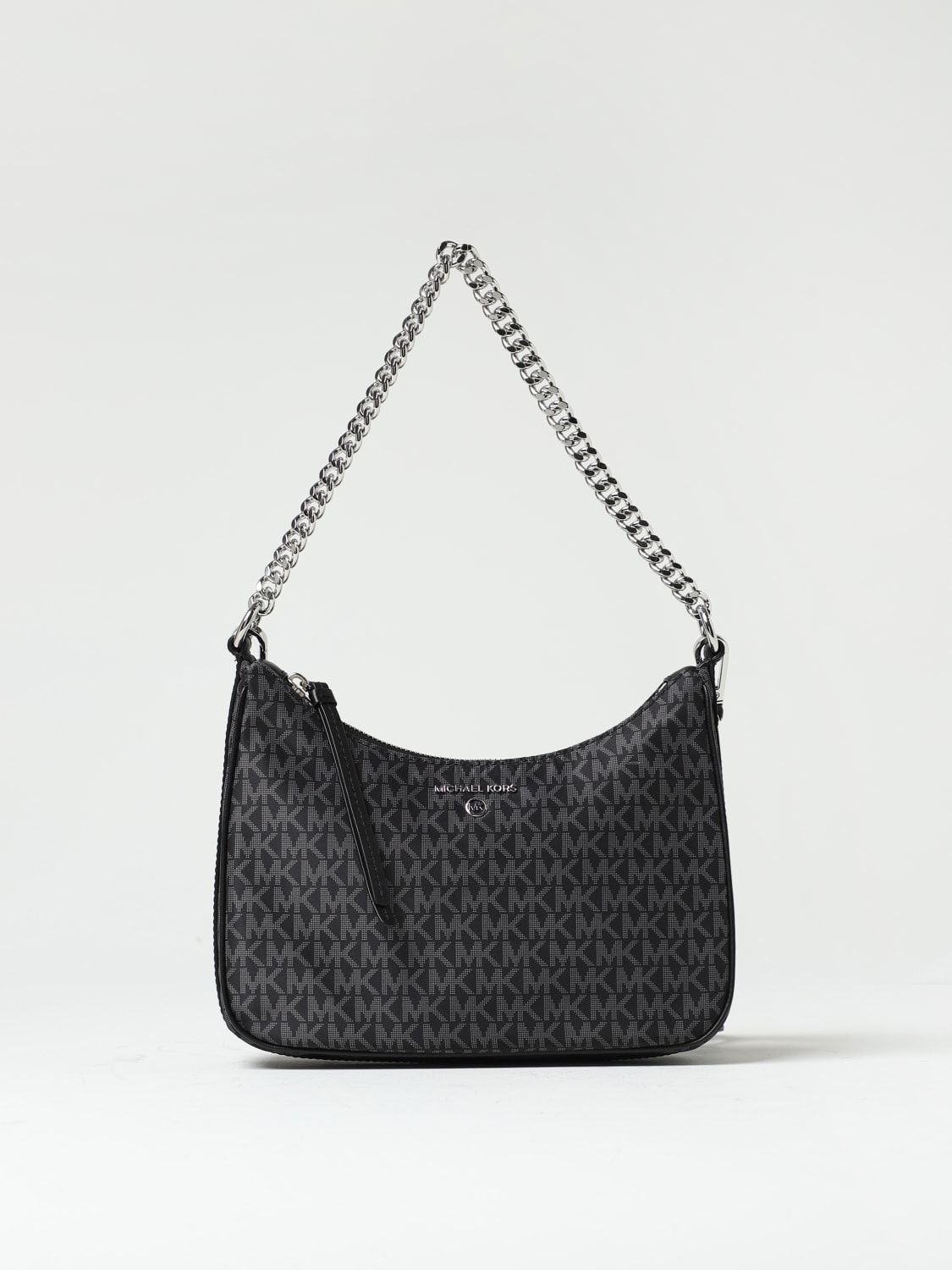 Michael kors best sale black monogram bag