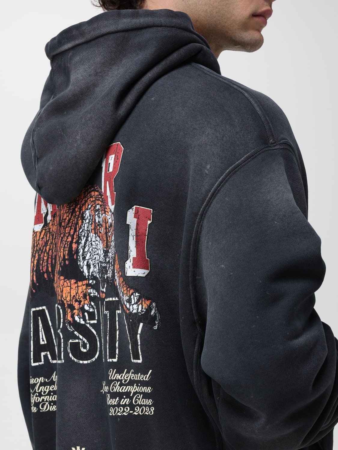 AMIRI: Jacket men - Black  AMIRI sweatshirt PF23MJG025 online at