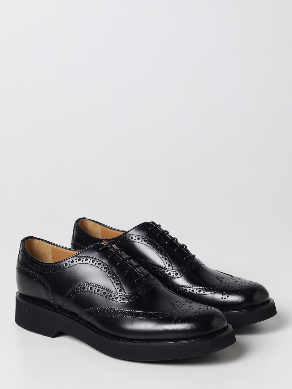 Church's Burwood derby shoes in brushed leather